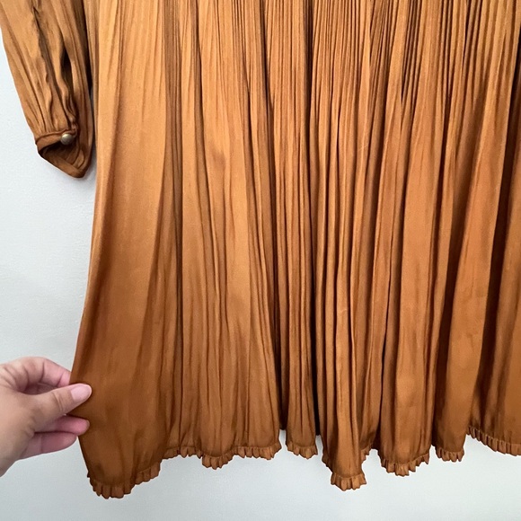 Maeve Gold Ling sleeve Dress‎ Small - Picture 7 of 8